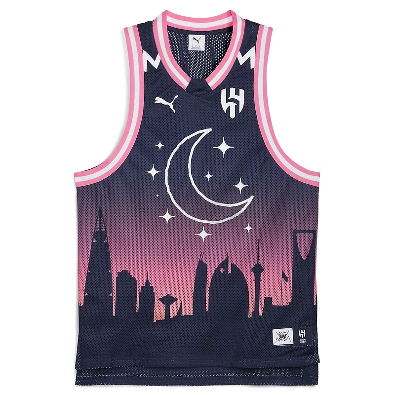 Maillot de basket-ball dryCELL bleu marine Puma Al Hilal 2025 Coupe du Monde des Clubs la FIFA pour homme