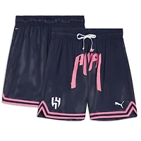 Men's Puma Navy Al Hilal 2025 FIFA Club World Cup Hoops Reversible Shorts