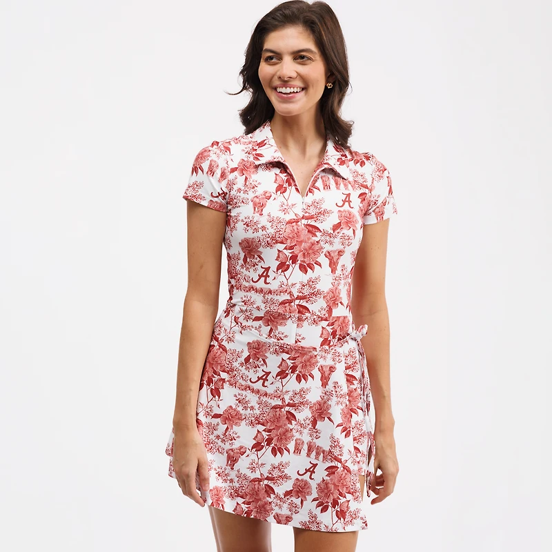Smith & Quinn Crimson Alabama Tide Ivy Wrap Dress