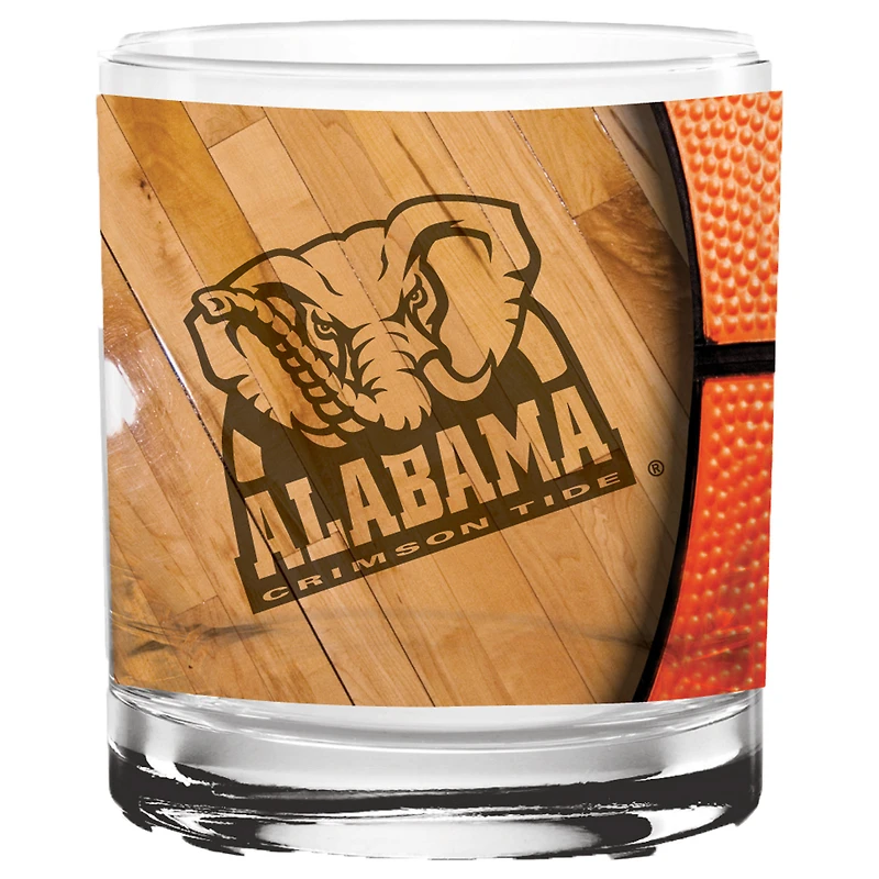 Verre à basket-ball Alabama Crimson Tide de 414 ml (14 oz).