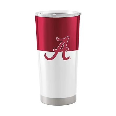 Alabama Crimson Tide 20 oz. Gobelet en acier inoxydable à blocs de couleurs