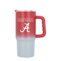 Verre à vin en acier inoxydable ombré Alabama Crimson Tide de 24 oz