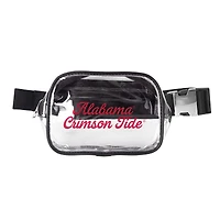 Alabama Crimson Tide Clear Belt Bag