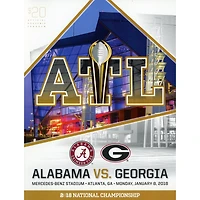 Alabama Crimson Tide College Football Playoff 2018 National Championship Game Official Program