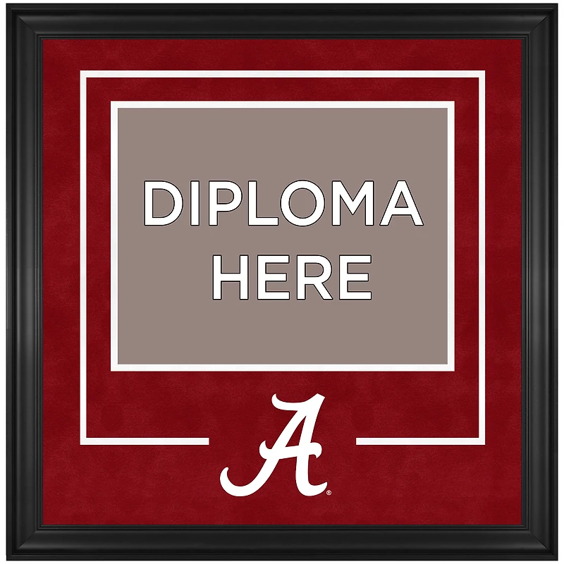 Cadre de diplôme Deluxe Alabama Crimson Tide 11" x 14" avec logo de l'équipe