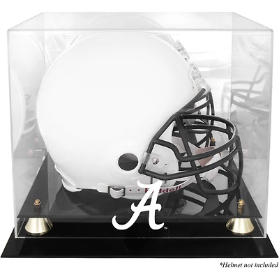 Vitrine de présentation pour casque classique Alabama Crimson Tide Golden avec dos miroir