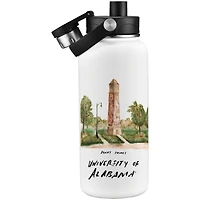 Bouteille d'eau Alabama Crimson Tide Laura Wilcox Watercolors 960 ml
