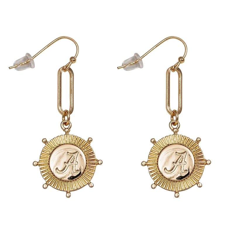 Boucles d’oreilles Pixel Crimson Tide de l’Alabama