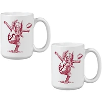 Alabama Crimson Tide Two Pack 15oz. Vault Sketch Ceramic Mug Set