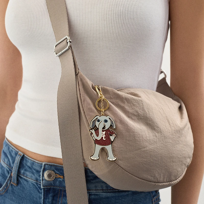 Breloque pour sac à main de la mascotte BaubleBar Alabama Crimson Tide