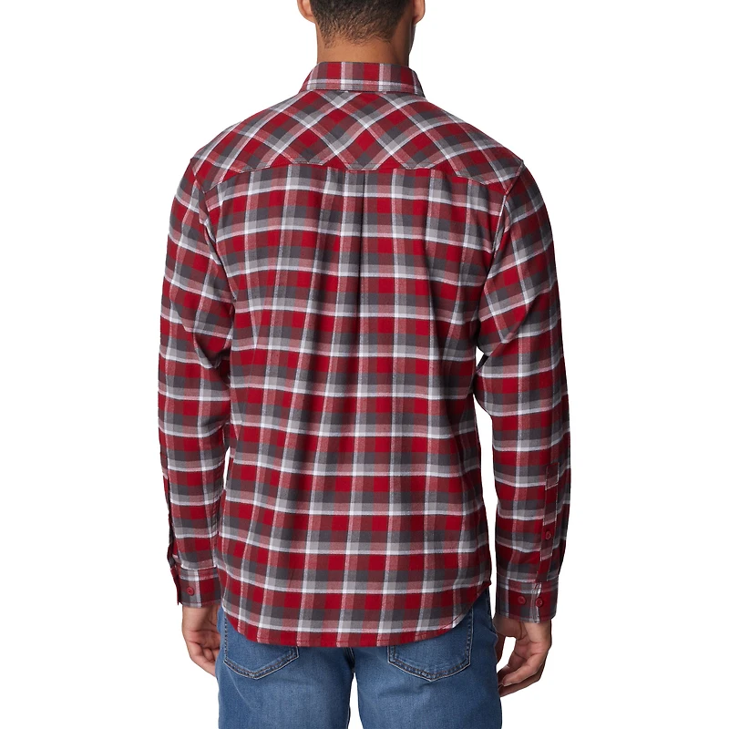 Columbia  Crimson Alabama Tide Flare Gun Flannel Long Sleeve Shirt