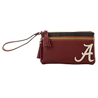 Dooney & Bourke Alabama Crimson Tide Infield Double-Zip Wristlet