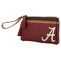 Dooney & Bourke Alabama Crimson Tide Infield Double-Zip Wristlet