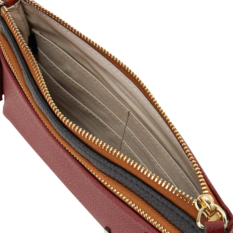 Dooney & Bourke Alabama Crimson Tide Infield Double-Zip Wristlet