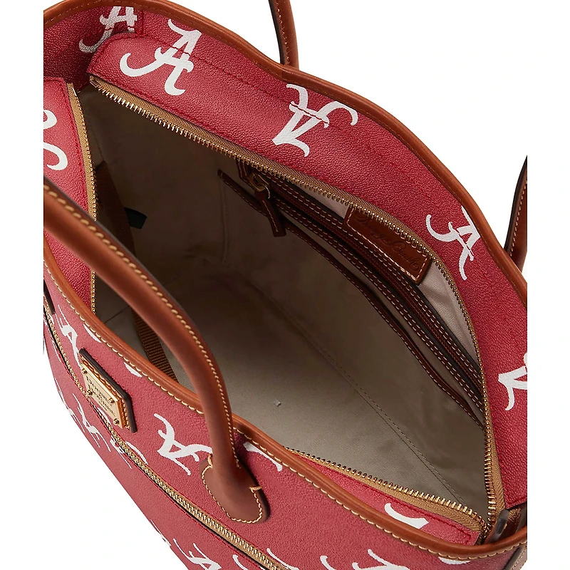 Dooney & Bourke Alabama Crimson Tide Sporty Monogram Grand sac fourre-tout zippé