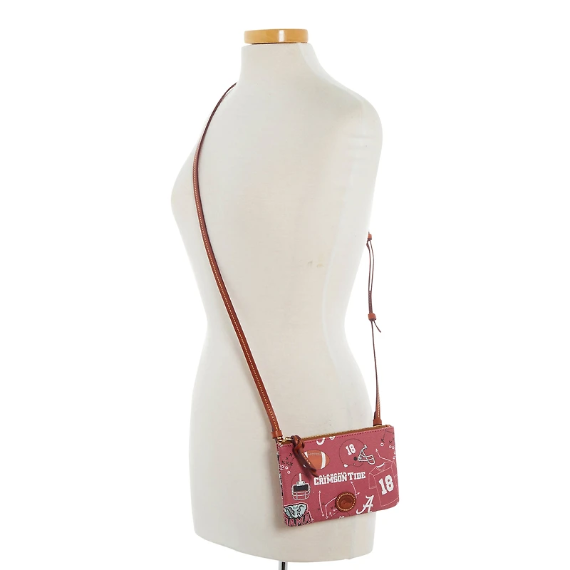 Dooney & Bourke Alabama Crimson Tide Top Zip Crossbody Purse