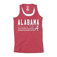 Girls Preschool Wes & Willy  Crimson Alabama Tide Racerback Tank Top