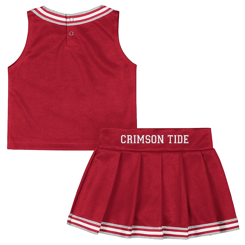 Ensemble deux pièces pour filles Colosseum Crimson Alabama Tide Lollipop Park Cheer