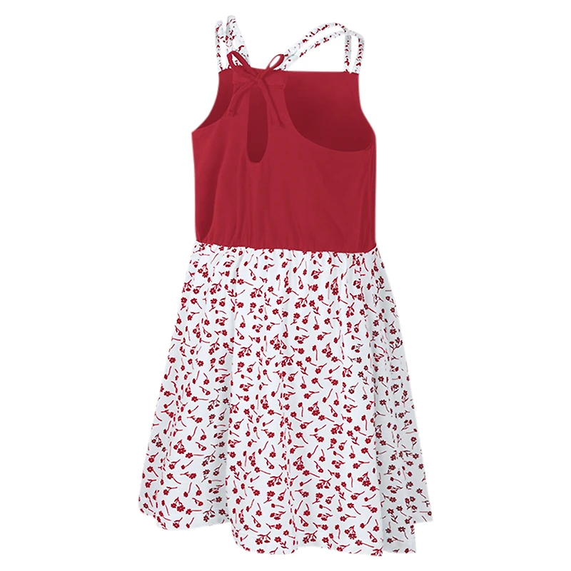 Robe florale Colosseum Crimson/White Alabama Crimson Tide Robin pour filles