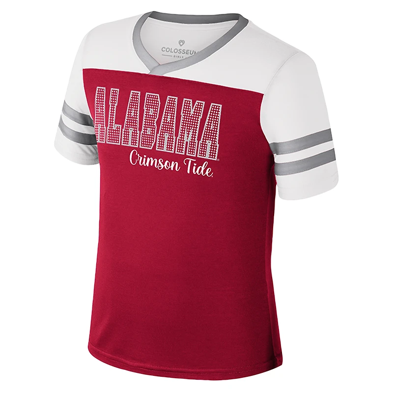 T-shirt Space Opera pour filles du Colisée Crimson Alabama Tide