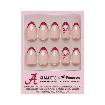 Kit manucure Glamnetic x Fanatics Alabama Crimson Tide