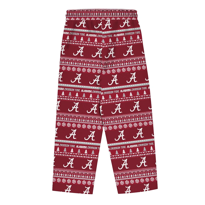 Infant & Newborn Outerstuff  Crimson Alabama Tide Ugly Sweater Pajama Set