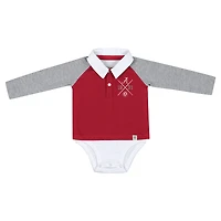 Body de rugby Pete pour bébé Colosseum Crimson Alabama Tide