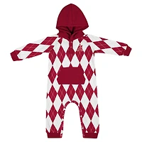 Infant Colosseum Crimson Alabama Tide The Dealio Hoodie Romper