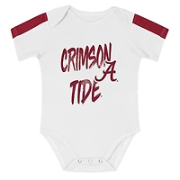 Infant Outerstuff Crimson/White Alabama Crimson Tide Double Down Bodysuit and Pants 3-Piece Set