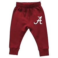 Ensemble sweat à capuche et pantalon de survêtement pour bébé Wes & Willy Alabama Crimson Tide Colorblock