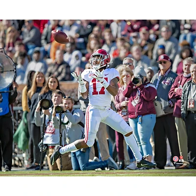 Photographie non signée de Jaylen Waddle, Alabama Crimson Tide, prise vue en profondeur