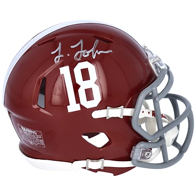 Josh Jobe Alabama Crimson Tide Autographed Riddell Speed Mini Helmet