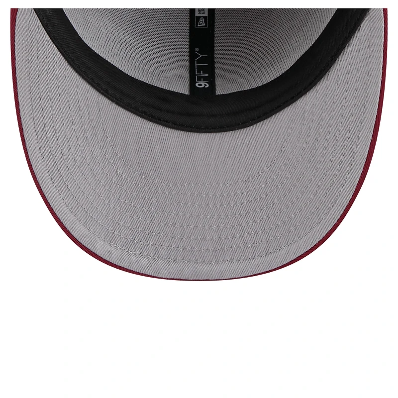 Casquette Snapback 9FIFTY Crimson Alabama Crimson Tide Low Profile de New Era pour homme