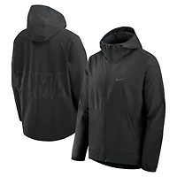 Men's Nike  Black Alabama Crimson Tide Performance Full-Zip Woven Jacket