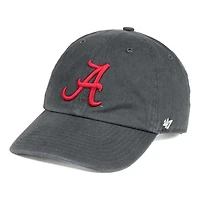 Casquette ajustable Alabama Crimson Tide Clean Up 47 pour homme, couleur anthracite