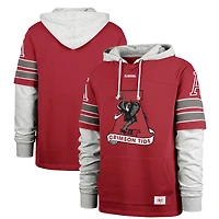 Sweat à capuche lacets Crimson Tide Big & Tall Blitz '47 Alabama pour homme