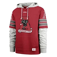 Sweat à capuche lacets Crimson Tide Big & Tall Blitz '47 Alabama pour homme