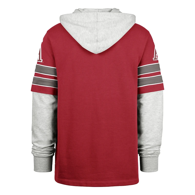 Sweat à capuche lacets Crimson Tide Big & Tall Blitz '47 Alabama pour homme