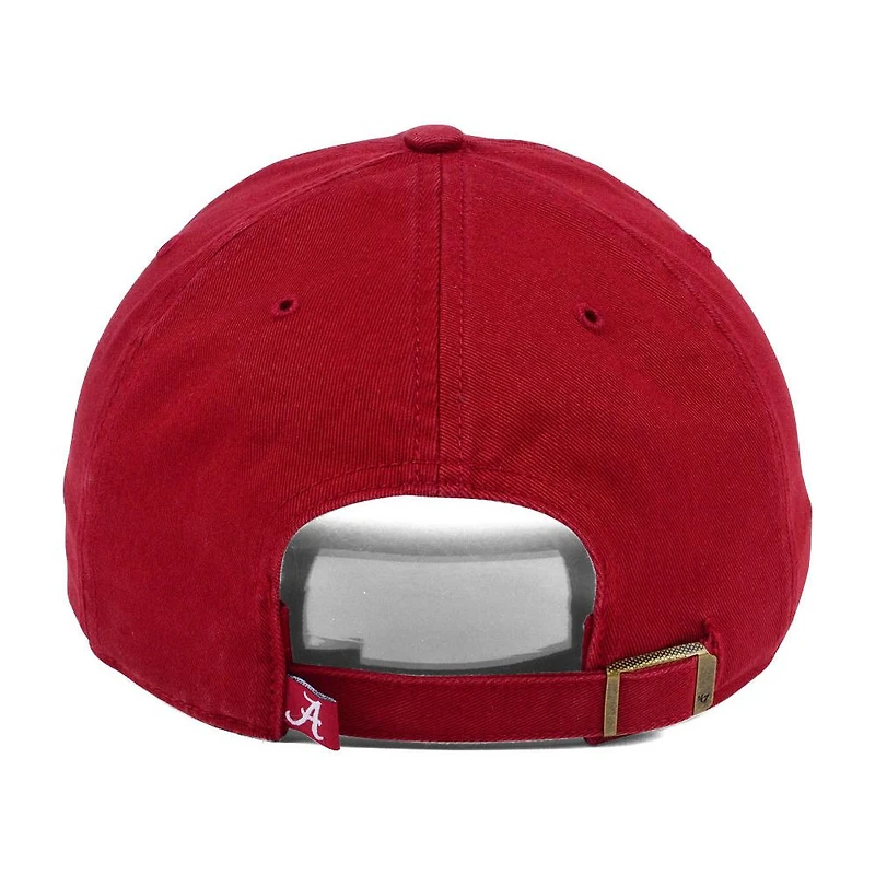 Casquette ajustable pour homme '47 Crimson Alabama Crimson Tide Clean Up