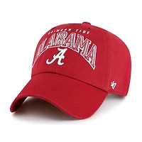Casquette ajustable pour homme '47 Crimson Alabama Crimson Tide Clean Up