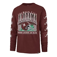 T-shirt à manches longues « 47 Crimson Alabama » pour homme, Tide, Go Big