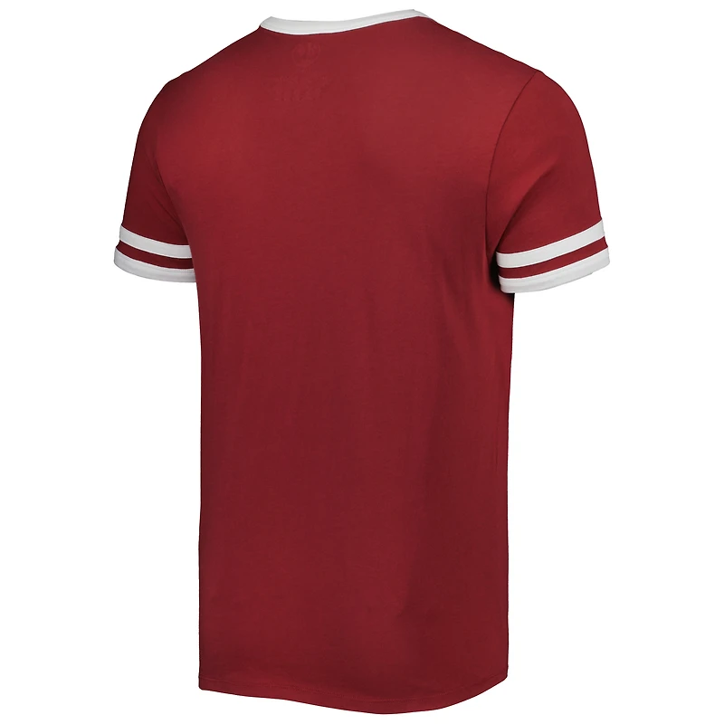 Men's '47 Crimson Alabama Tide Otis Ringer T-Shirt