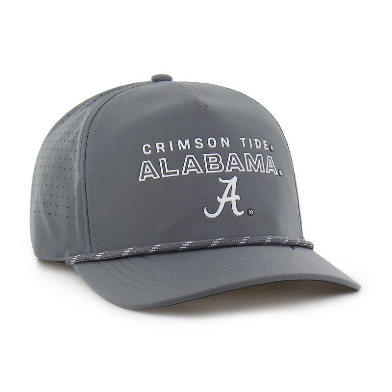 Men's '47 Gray Alabama Crimson Tide Forward Vent Hitch Rope Adjustable Hat