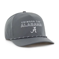 Men's '47  Gray Alabama Crimson Tide Forward Vent Hitch Rope Adjustable Hat