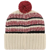 Men's '47 Khaki Alabama Crimson Tide Tavern Cuffed Knit Hat with Pom