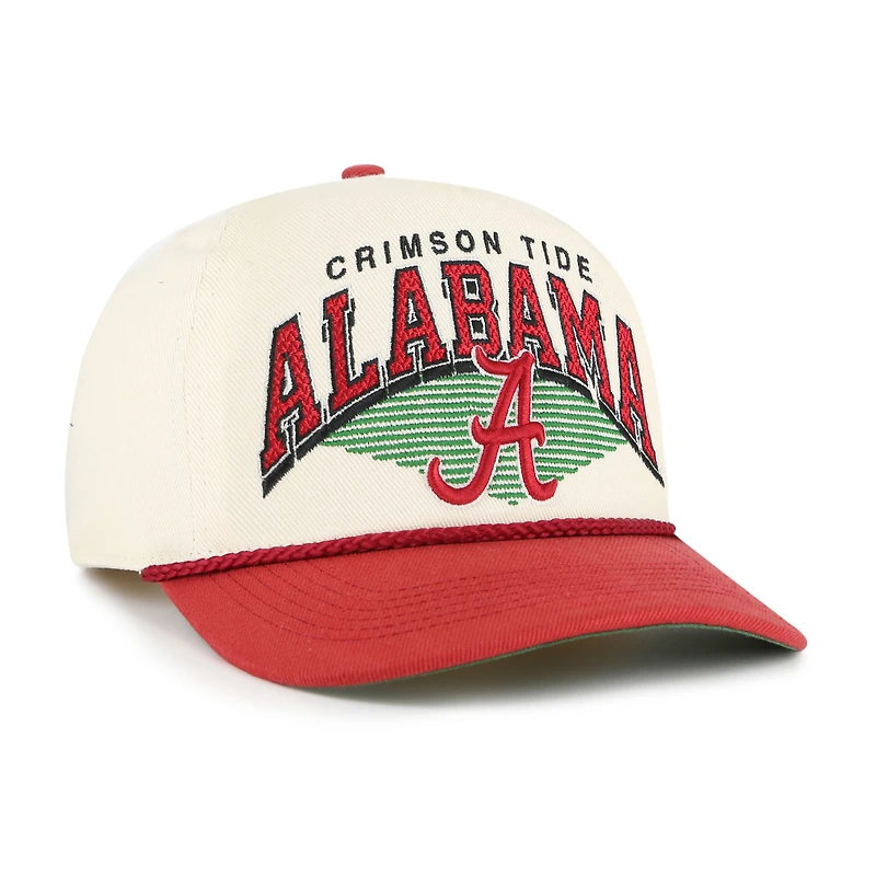 Men's '47 Natural Alabama Crimson Tide Pomona Two-Tone Rope Hitch Adjustable Hat