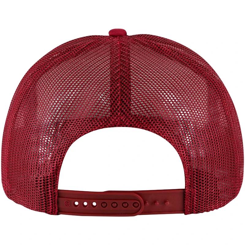 Men's '47 White/Crimson Alabama Crimson Tide Article Foam Front Trucker Hat