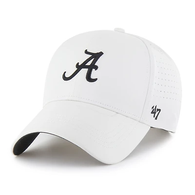 Men's '47 White Alabama Crimson Tide Forward Vent MVP Adjustable Hat