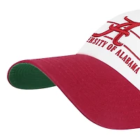 Men's '47 White Alabama Crimson Tide Gridiron Clean Up Adjustable Hat