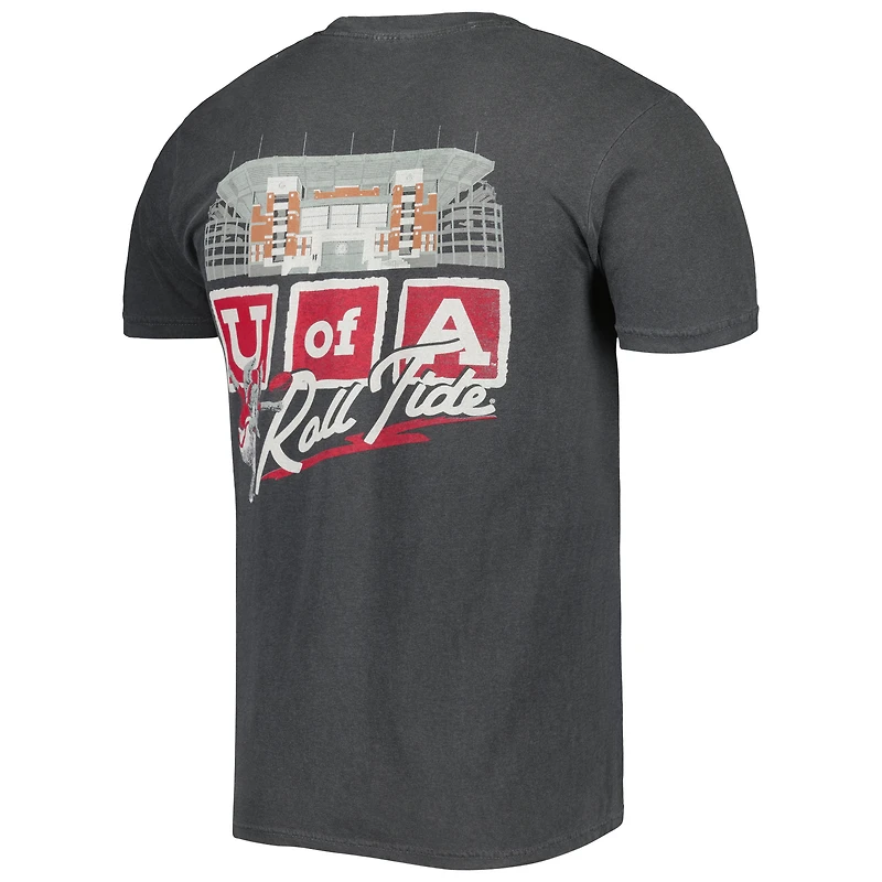 T-shirt Alabama Crimson Tide Vault Stadium noir pour homme